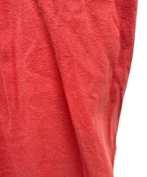 YAMANE（ヤマネ）YAMANE (ヤマネ) EVISU (エヴィス) バーコードロゴTシャツ レッド サイズ:38の古着・服飾アイテム