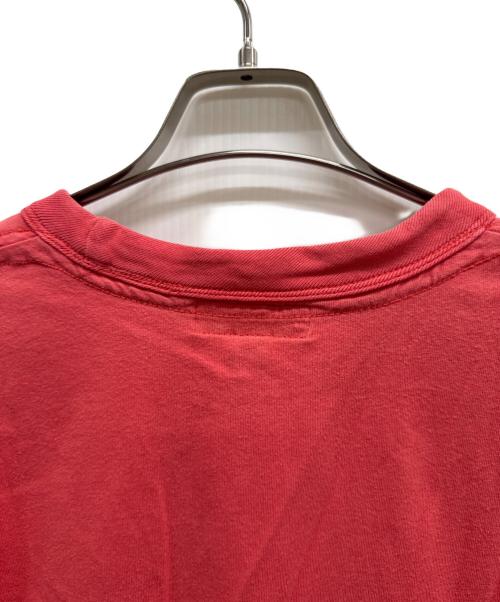 YAMANE（ヤマネ）YAMANE (ヤマネ) EVISU (エヴィス) バーコードロゴTシャツ レッド サイズ:38の古着・服飾アイテム
