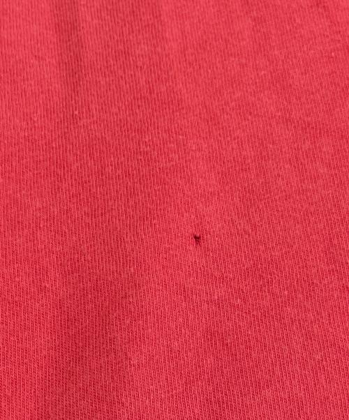 YAMANE（ヤマネ）YAMANE (ヤマネ) EVISU (エヴィス) バーコードロゴTシャツ レッド サイズ:38の古着・服飾アイテム