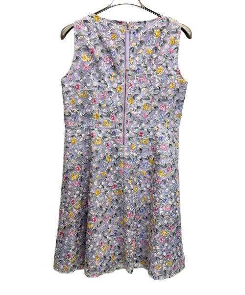 Rose Tiara（ローズティアラ）Rose Tiara (ローズティアラ) ノースリーブ・キャミソールワンピース パープル サイズ:SIZE 42の古着・服飾アイテム