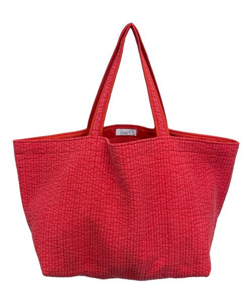 pionunnal（ピオヌンナル）pionunnal (ピオヌンナル) トートバッグ レッドの古着・服飾アイテム