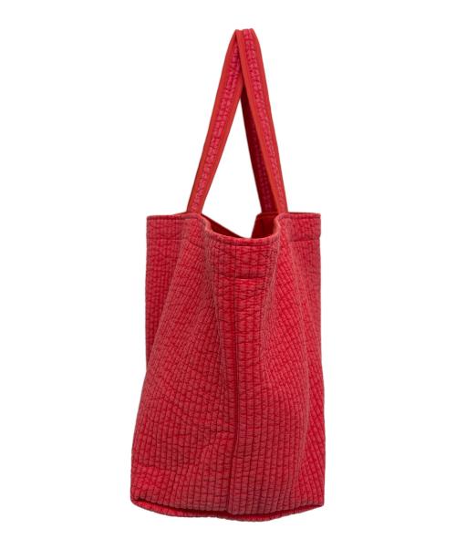pionunnal（ピオヌンナル）pionunnal (ピオヌンナル) トートバッグ レッドの古着・服飾アイテム