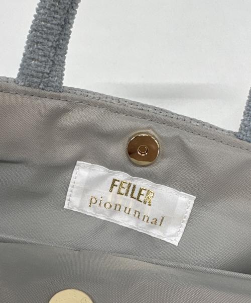 FEILER（フェイラー）FEILER (フェイラー) pionunnal (ピオヌンナル) トートバッグ グレーの古着・服飾アイテム
