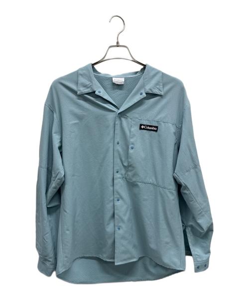 Columbia（コロンビア）Columbia (コロンビア) 長袖シャツ スカイブルー サイズ:Ｍの古着・服飾アイテム