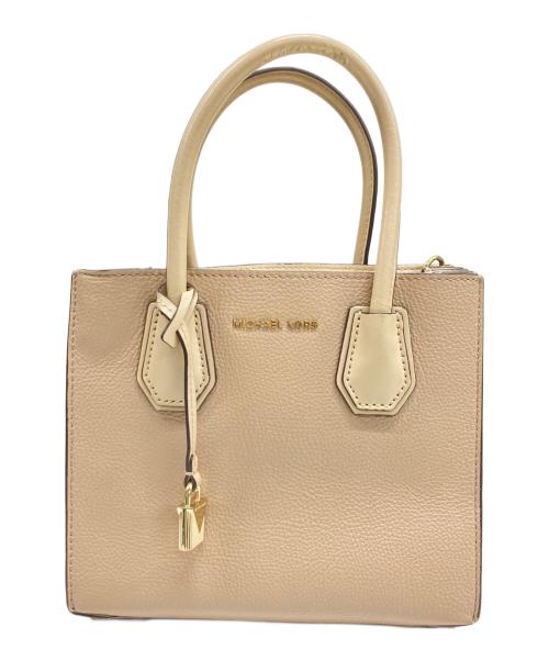 MICHAEL KORS（マイケルコース）MICHAEL KORS (マイケルコース) ハンドバッグ ベージュの古着・服飾アイテム