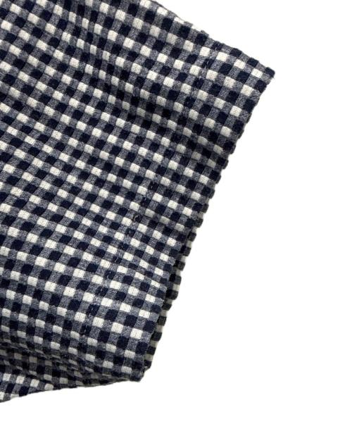 LACOSTE（ラコステ）LACOSTE (ラコステ) 半袖シャツ ブルー×ホワイト サイズ:Lの古着・服飾アイテム