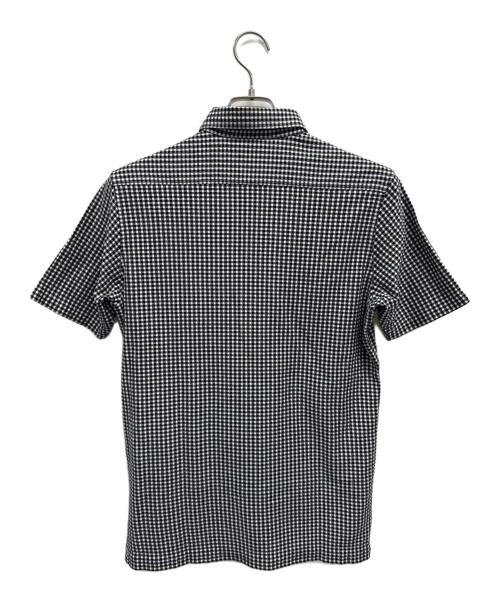 LACOSTE（ラコステ）LACOSTE (ラコステ) 半袖シャツ ブラック×ホワイト サイズ:Sの古着・服飾アイテム