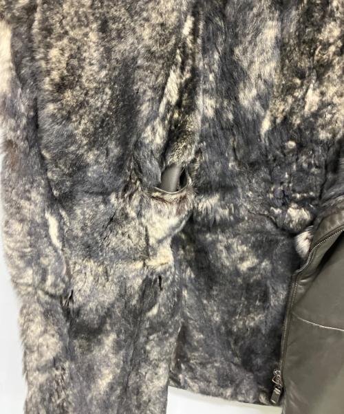 GIORGIO ARMANI（ジョルジオアルマーニ）GIORGIO ARMANI (ジョルジオアルマーニ) ラムレザージャケット ダークブラウン サイズ:SIZE 46の古着・服飾アイテム