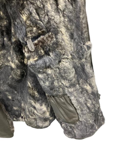 GIORGIO ARMANI（ジョルジオアルマーニ）GIORGIO ARMANI (ジョルジオアルマーニ) ラムレザージャケット ダークブラウン サイズ:SIZE 46の古着・服飾アイテム