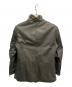 GIORGIO ARMANI (ジョルジオアルマーニ) ラムレザージャケット ダークブラウン サイズ:SIZE 46：50000円