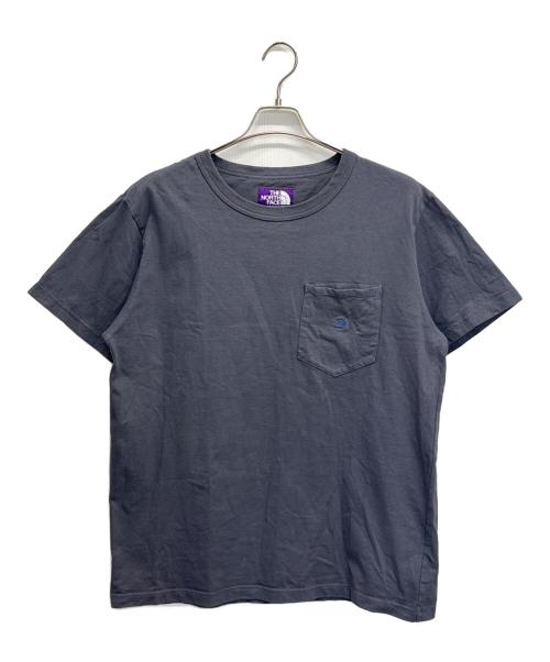 THE NORTHFACE PURPLELABEL（ザ・ノースフェイス パープルレーベル）THE NORTHFACE PURPLELABEL (ザ・ノースフェイス パープルレーベル) 7oz H/S Pocket Tee グレー サイズ:Lの古着・服飾アイテム