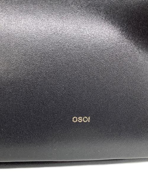 osoi（オソイ）osoi (オソイ) がま口ショルダーバッグ ブラックの古着・服飾アイテム