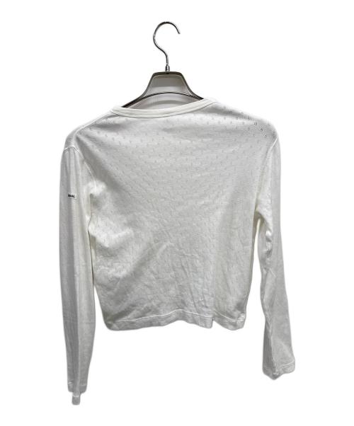 ORCIVAL（オーシバル）ORCIVAL (オーシバル) 薄手カーディガン ホワイト サイズ:SIZE 1の古着・服飾アイテム