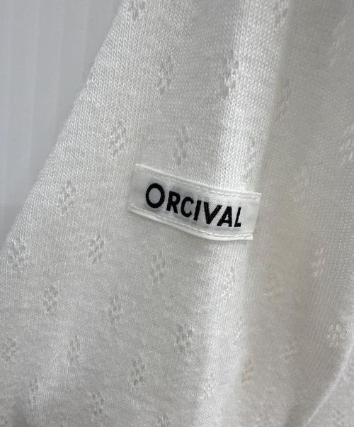 ORCIVAL（オーシバル）ORCIVAL (オーシバル) 薄手カーディガン ホワイト サイズ:SIZE 1の古着・服飾アイテム