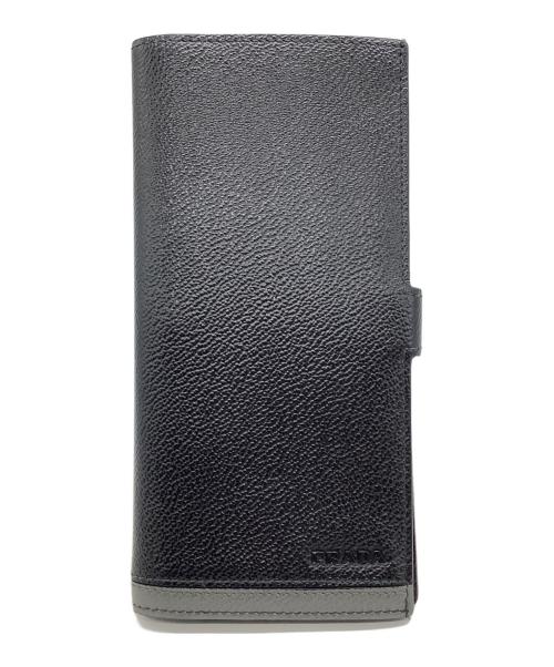 PRADA（プラダ）PRADA (プラダ) 長財布 ブラックの古着・服飾アイテム