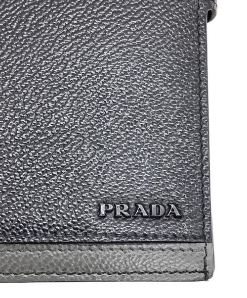 PRADA（プラダ）PRADA (プラダ) 長財布 ブラックの古着・服飾アイテム