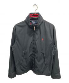 POLO RALPH LAUREN（ポロ・ラルフローレン）の古着「スイングトップ」｜ブラック