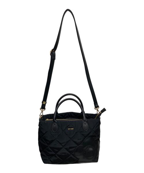 MARY QUANT（マリークヮント）MARY QUANT (マリークヮント) 2WAYバッグ ブラックの古着・服飾アイテム