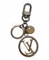 LOUIS VUITTON (ルイ ヴィトン) チャームLV サークル ゴールドカラー：8000円