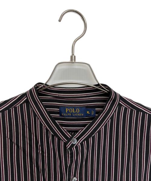 POLO RALPH LAUREN（ポロ・ラルフローレン）POLO RALPH LAUREN (ポロ・ラルフローレン) 長袖シャツ ブラック×レッド サイズ:XLの古着・服飾アイテム