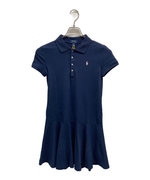POLO RALPH LAUREN（ポロ・ラルフローレン）POLO RALPH LAUREN (ポロ・ラルフローレン) 半袖ワンピース ネイビー サイズ:150cmの古着・服飾アイテム