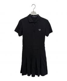 FRED PERRY（フレッドペリー）の古着「半袖ワンピース」｜ブラック