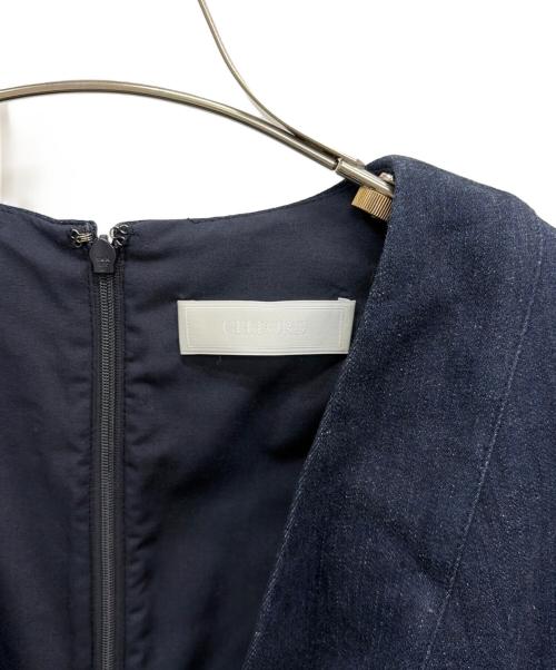 CELFORD（セルフォード）CELFORD (セルフォード) ノースリーブワンピース インディゴ サイズ:SIZE Mの古着・服飾アイテム