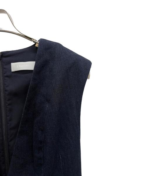 CELFORD（セルフォード）CELFORD (セルフォード) ノースリーブワンピース インディゴ サイズ:SIZE Mの古着・服飾アイテム