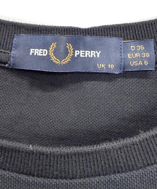 FRED PERRY（フレッドペリー）FRED PERRY (フレッドペリー) 半袖ワンピース ブラック サイズ:EUR36の古着・服飾アイテム