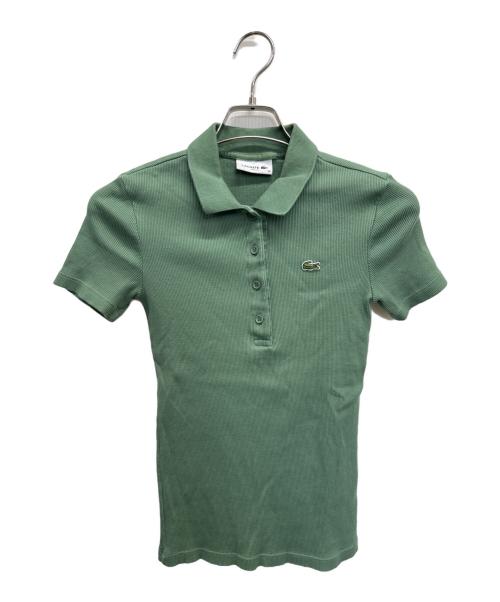 LACOSTE（ラコステ）LACOSTE (ラコステ) 半袖カットソー グリーン サイズ:SIZE 38の古着・服飾アイテム
