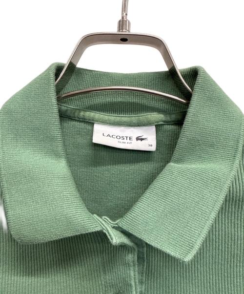 LACOSTE（ラコステ）LACOSTE (ラコステ) 半袖カットソー グリーン サイズ:SIZE 38の古着・服飾アイテム
