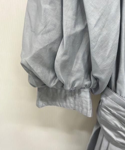 HER LIP TO（ハーリップトゥ）HER LIP TO (ハーリップトゥ) Airy Volume Sleeve Dres ブルー サイズ:Sの古着・服飾アイテム