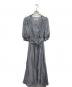 HER LIP TO（ハーリップトゥ）の古着「Airy Volume Sleeve Dres」｜ブルー