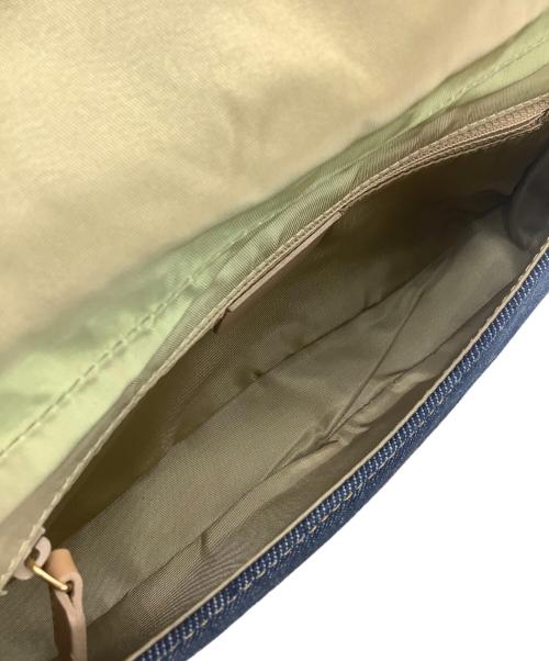 Christian Dior（クリスチャン ディオール）Christian Dior (クリスチャン ディオール) ショルダーバッグ ブラウン×インディゴの古着・服飾アイテム