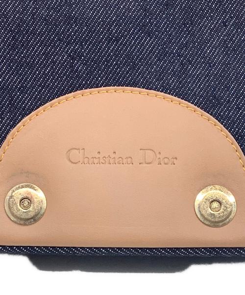 Christian Dior（クリスチャン ディオール）Christian Dior (クリスチャン ディオール) ショルダーバッグ ブラウン×インディゴの古着・服飾アイテム