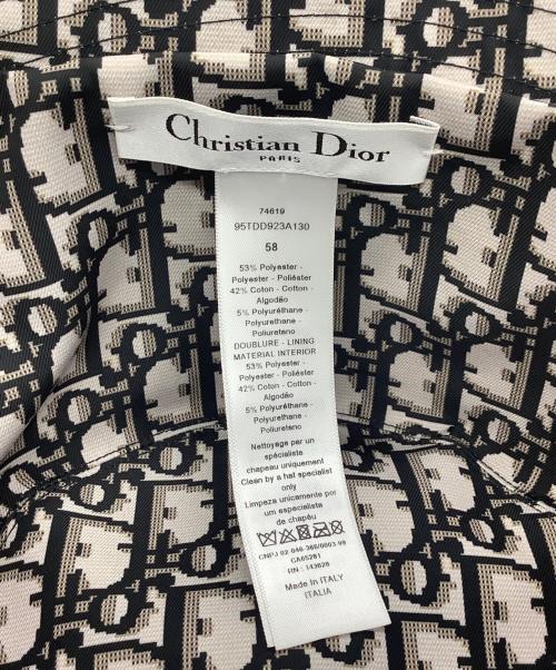 Christian Dior（クリスチャン ディオール）Christian Dior (クリスチャン ディオール) Teddy-D リバーシブル ボブハット ブラックの古着・服飾アイテム