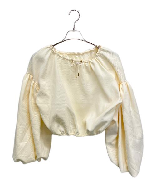acka（エーシーケーエー）Acka (エーシーケーエー) 長袖ブラウス ベージュ サイズ:SIZE Freeの古着・服飾アイテム