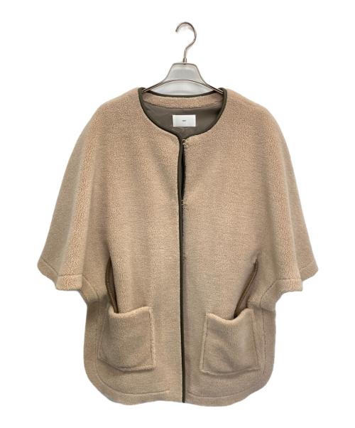 SMUK（スモック）SMUK (スモック) ポンチョ ブラウン×グリーン サイズ:Freeの古着・服飾アイテム