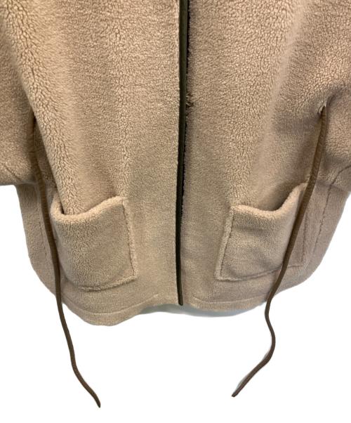 SMUK（スモック）SMUK (スモック) ポンチョ ブラウン×グリーン サイズ:Freeの古着・服飾アイテム