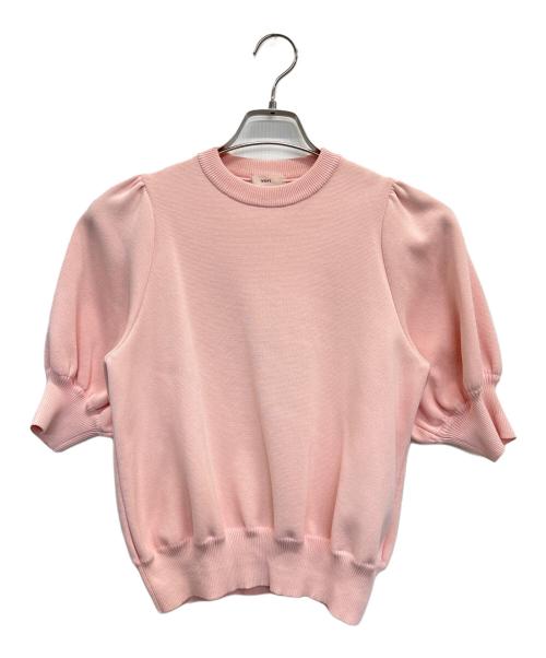 YORI（ヨリ）yori (ヨリ) コットンパフスリーブニット ピンク サイズ:SIZE Freeの古着・服飾アイテム