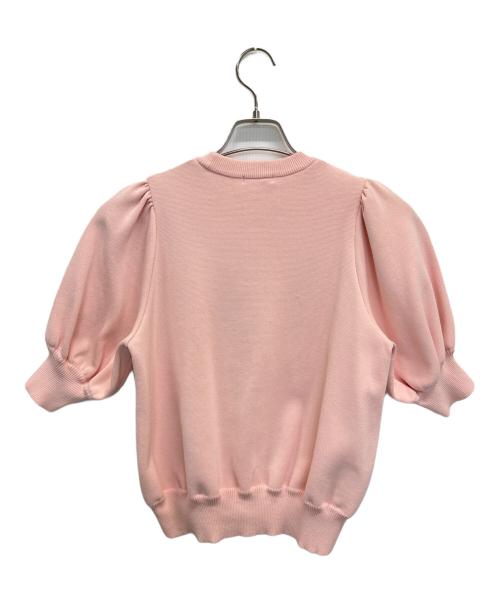 YORI（ヨリ）yori (ヨリ) コットンパフスリーブニット ピンク サイズ:SIZE Freeの古着・服飾アイテム