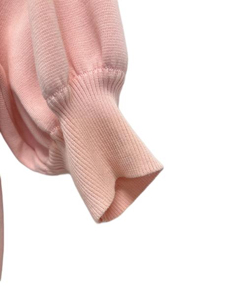 YORI（ヨリ）yori (ヨリ) コットンパフスリーブニット ピンク サイズ:SIZE Freeの古着・服飾アイテム