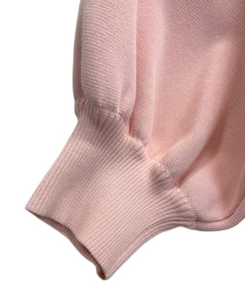 YORI（ヨリ）yori (ヨリ) コットンパフスリーブニット ピンク サイズ:SIZE Freeの古着・服飾アイテム