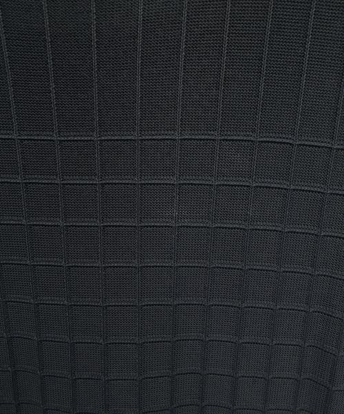 Yves Saint Laurent（イヴサンローラン）Yves Saint Laurent (イヴサンローラン) 半袖ワンピース ネイビー サイズ:	SIZE Lの古着・服飾アイテム