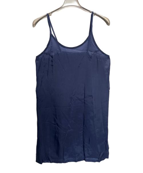 Yves Saint Laurent（イヴサンローラン）Yves Saint Laurent (イヴサンローラン) 半袖ワンピース ネイビー サイズ:	SIZE Lの古着・服飾アイテム