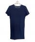 Yves Saint Laurent (イヴサンローラン) 半袖ワンピース ネイビー サイズ:	SIZE L：4500円