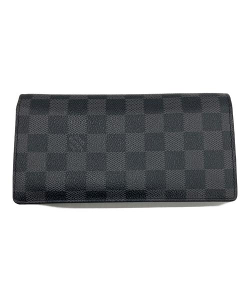 LOUIS VUITTON（ルイ ヴィトン）LOUIS VUITTON (ルイ ヴィトン) ポルトフォイユ・ブラザ ブラックの古着・服飾アイテム