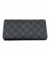 LOUIS VUITTON（ルイ ヴィトン）の古着「ポルトフォイユ・ブラザ」｜ブラック