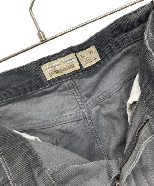Patagonia（パタゴニア）Patagonia (パタゴニア) オーガニックコットン・コーデュロイ・ジーンズ グレー サイズ:SIZE W34×L32の古着・服飾アイテム