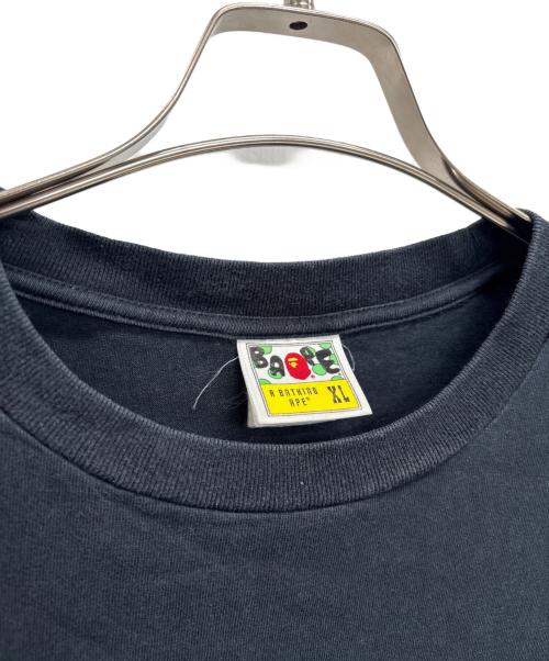 A BATHING APE（アベイシングエイプ）A BATHING APE (アベイシングエイプ) 半袖カットソー ブラック サイズ:SIZE XLの古着・服飾アイテム